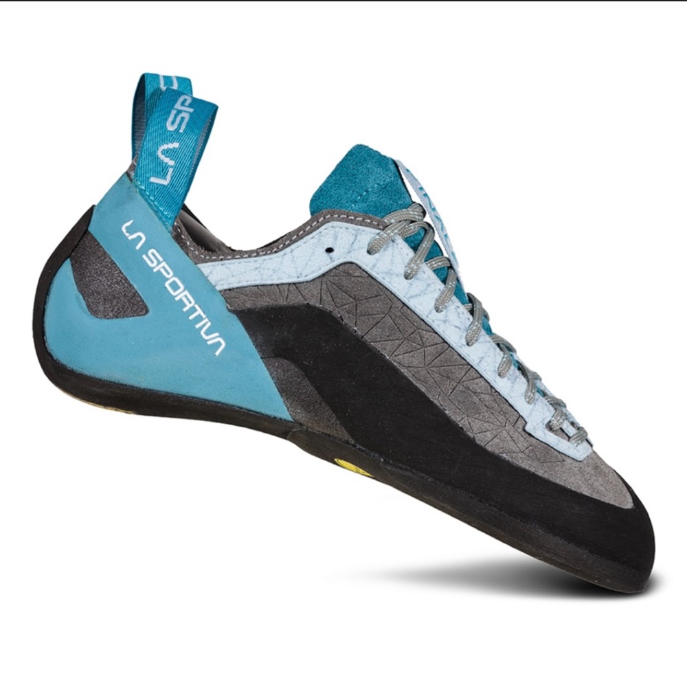 La Sportiva Men's Teal and Black Climbing Shoes